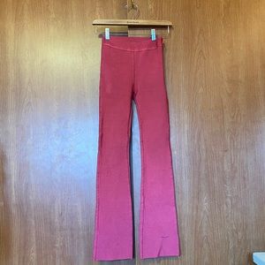 Vintage pink flare pants